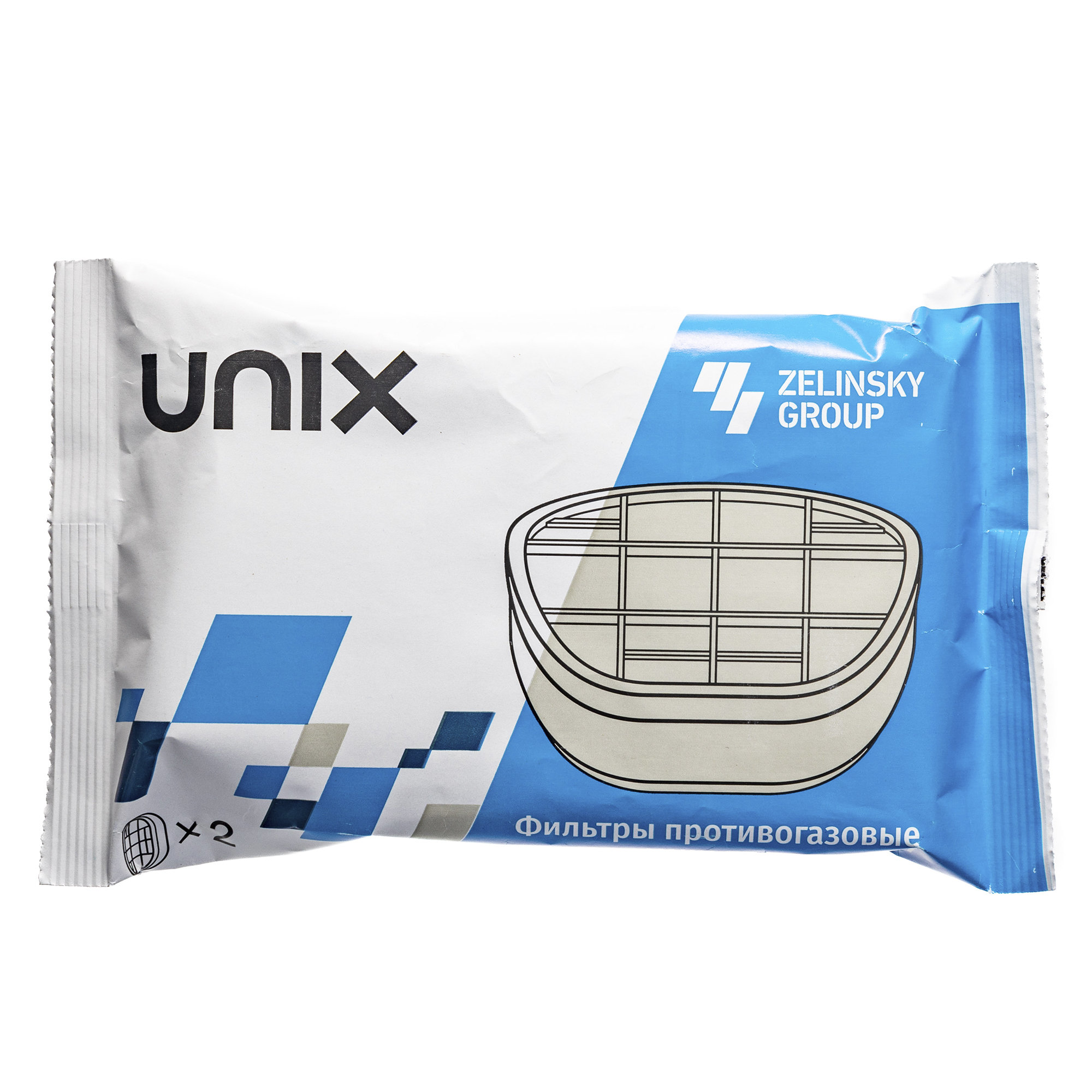 Фильтр противогазовый UNIX 521 марки А1В1Е1