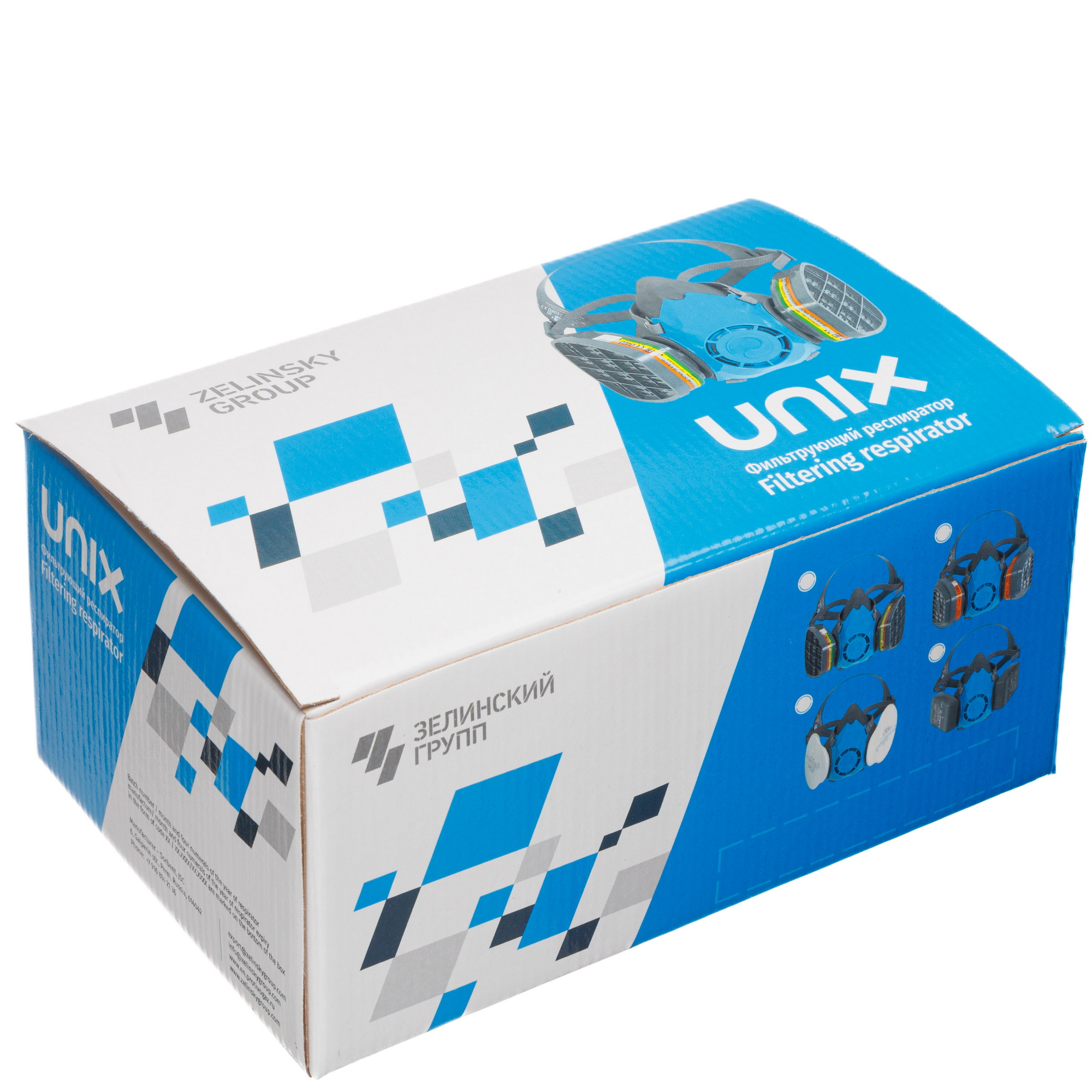 картинка Респиратор фильтрующий UNIX 2100/203 марки P3 R D ТУ 2568-610-05795731-2013(2 рост) 