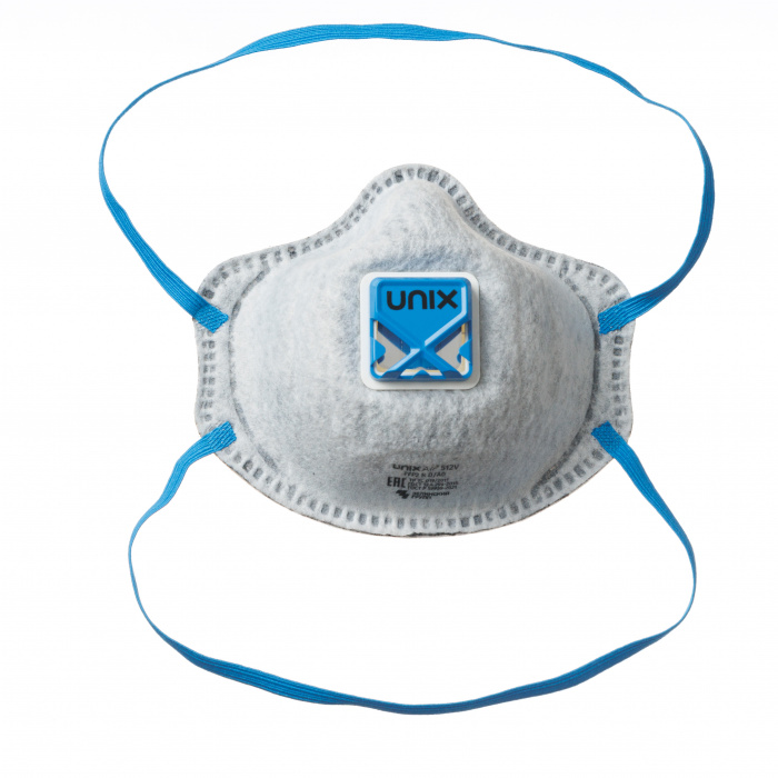 картинка Полумаска формованная фильтрующая UNIX Air 512V FFP2 R D 